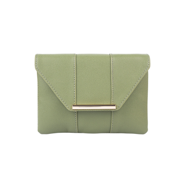 Green Envelope Clutch