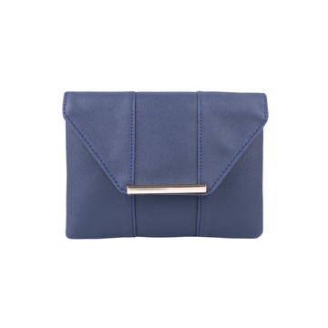 Navy Envelope Clutch