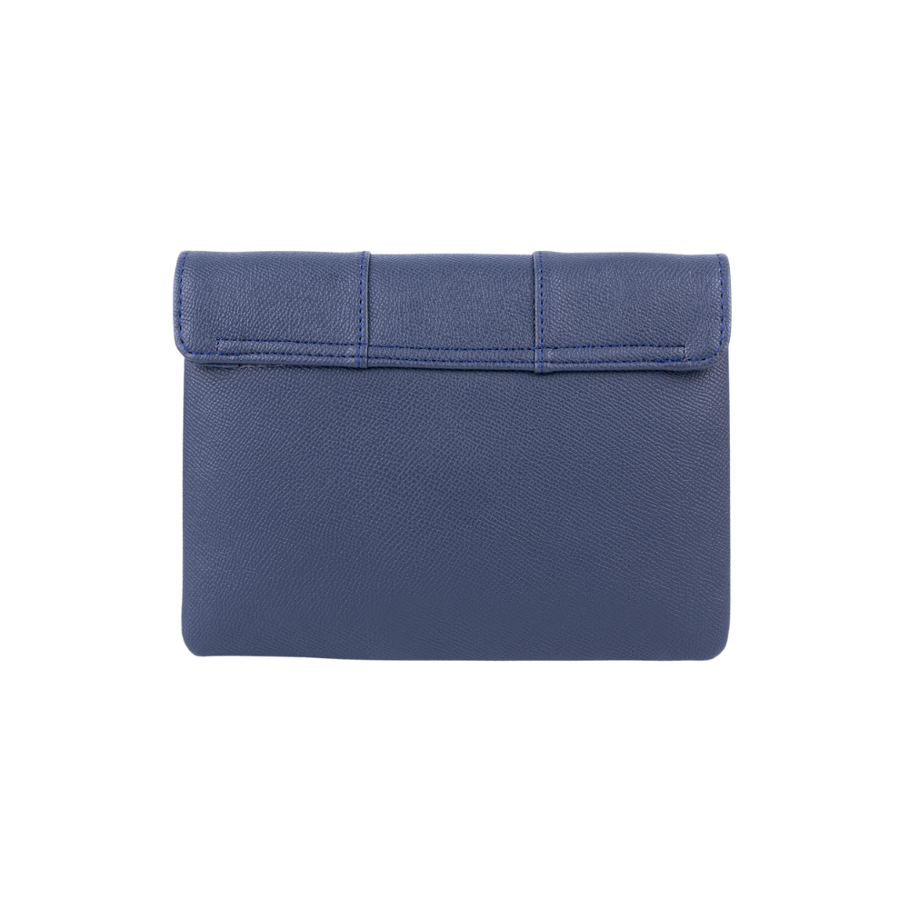 Navy Envelope Clutch